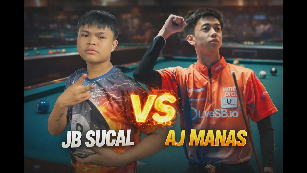 1/2 AJAY MANAS VS JAYBEE SUCAL (RACE 17) POCKET KINGS BILLIARDS @ LIPA CITY