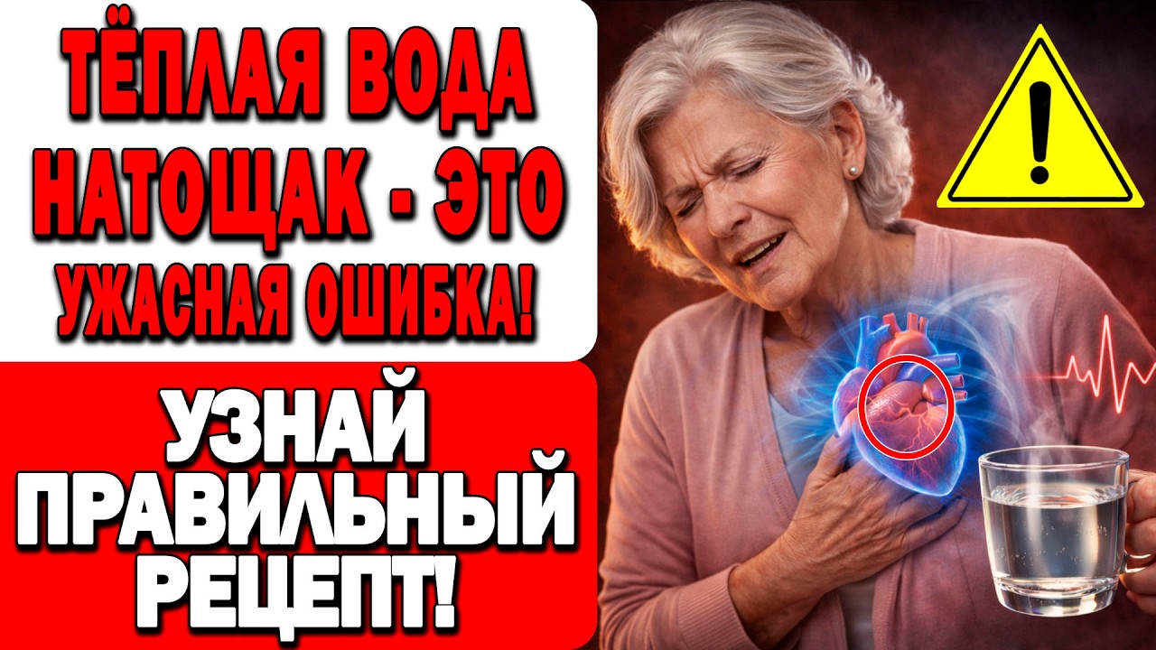 Стакан воды по утрам — скрытая угроза для почек! 🚨