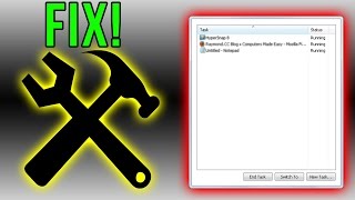 How to Fix Task Manager , Menu Tabs not being Showed , Easiest Way !!!