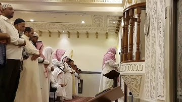 عشائية من سورة محمد الشيخ المقرئ سيف الرحمن حافظ١٤٣٩/٢/١٣