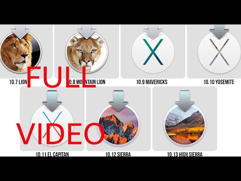 How To UPGRADE - Mac - Os -  X 10.7.5 To High Sierra - Full Video