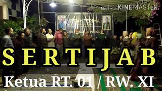Serah Terima Jabatan Ketua RT