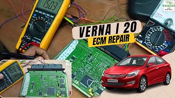 VERNA I 20 BOSCH ECM REPAIR CHECK LIGHT