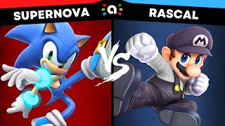 Supernova (Sonic) vs Rascal (Mario) | Super Smash Bros Ultimate Amiibo Fights