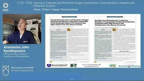 ESCRS2020debate: AthensProtocol CXL for keratoconus: Kanellopoulos, MD