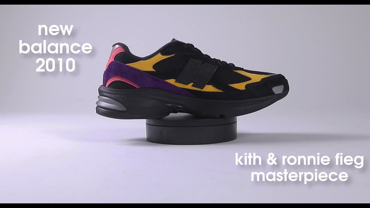 Kith×New Balance Abzorb2010Black/Yellow A Kith Masterpiece - New Balance Abzorb 2010