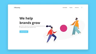 Adobe XD Landing Page Design Tutorial - Part 2