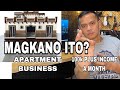MAGKANO MAGPATAYO NG 17-DOORS APARTMENT? Tips sa Apartment Business Philippines | Katas ng OFW