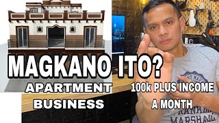 MAGKANO MAGPATAYO NG 17DOORS APARTMENT? Tips sa Apartment Business Philippines | Katas ng OFW