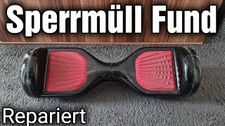 Hoverboard selber reparieren auf dem Sperrmüll gefunden Rotes Licht Probleme Reparatur