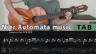 Amusement Park・Peaceful Sleep・Memories of Dust・Voice of No Return - NieR guitar TAB