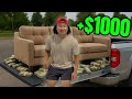I Turned $100 Into $1000 Flipping Couches