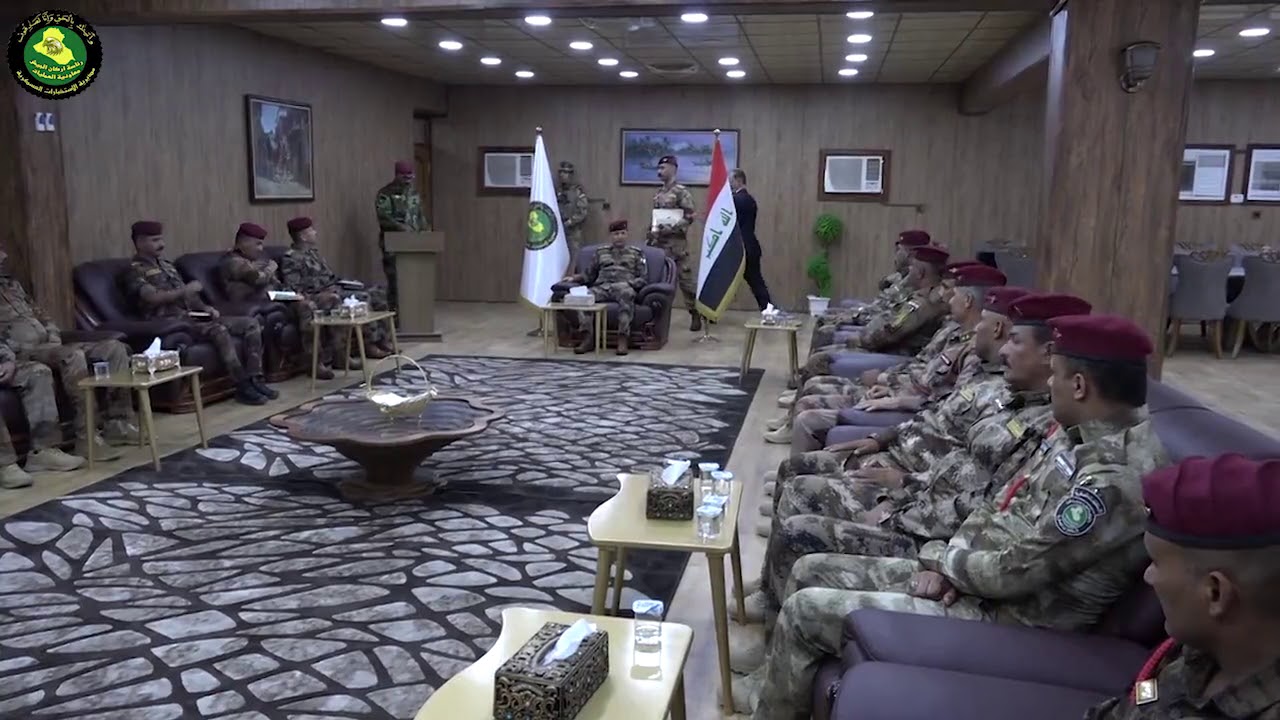 السيد مدير الاستخبارات العسكرية الفريق الركن سعد مزهر العلاق يكرم ضباط استخبارات فق10