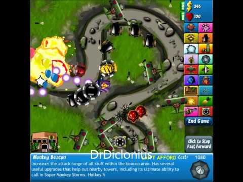 Bloons TD 4 Hard Perfect No Lives Lost Stream Track BTD4 TD4