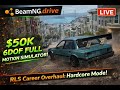 6DOF Motion Sim - BeamNG.drive RLS Career Mod - Hardcore Mode Starting Over Ep 2 - Vertical