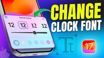 How to Change Clock Font on iPhone Lock Screen | Customise Clock Font Style on iPhone