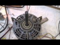 Back emf on the PSC motor