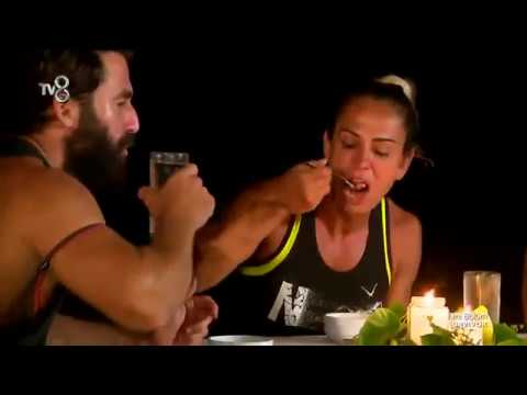 SURVİVOR DA ÖDÜL SAHİPLERİ YEMEKLERİNİ YEDİLER