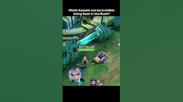 ✅Which assasin can be invisible using dash in the bush? #mobilelegends #mlbb #highlights #fyp