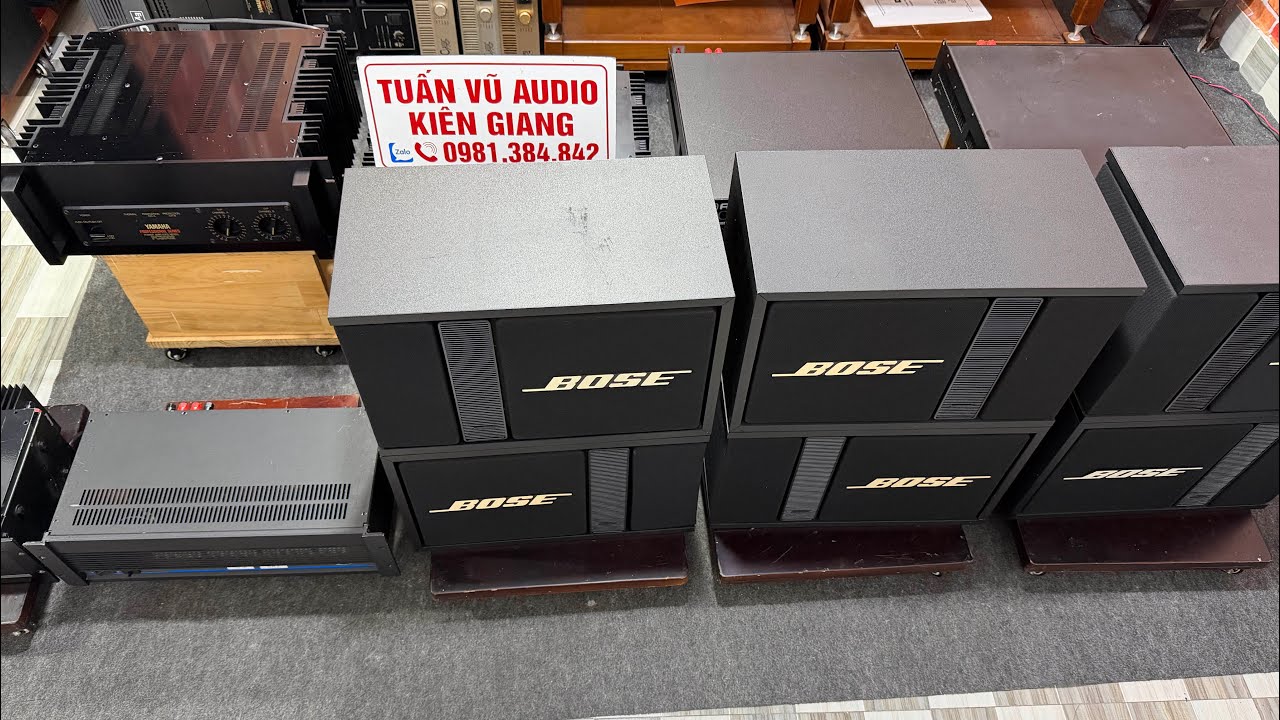 Em Về đẩy JBL 6230 .Đẩy Crown Base 2 và Crown Geodyne II .Loa Bose 301 seri 2 ☎️0981384842