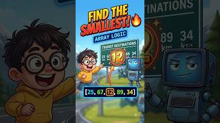 Find the Smallest Number in an Array 😎 | Java Logic #Shorts
