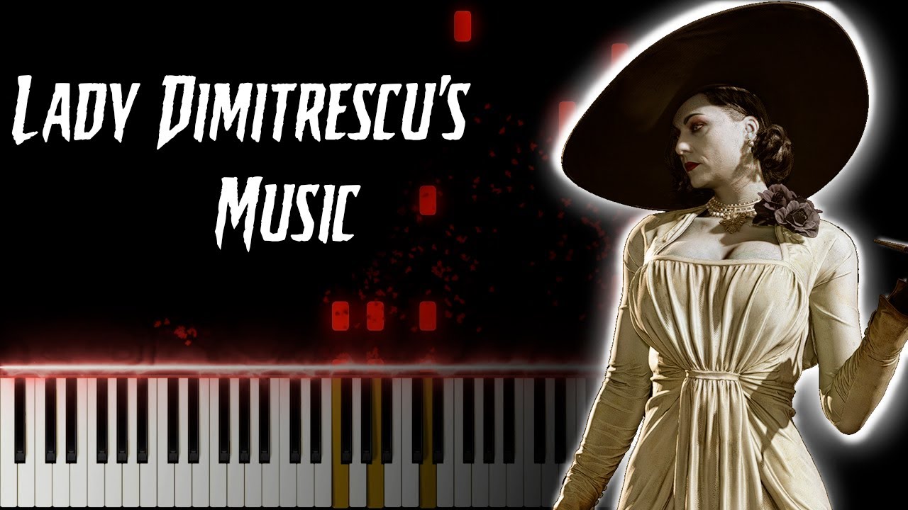 How To Play: RE8 VILLAGE — Lady Dimitrescu's Music | Theme (Synthesia Cover + Sheet Music) 2021