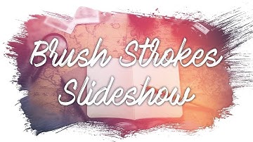 Brush Strokes Slideshow After Effects Templates