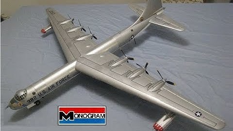 Monogram B-36H Peacemaker 1/72 Full Build  -Time Lapse