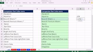 Excel Magic Trick 1025: Remove Asterisk From All Text Items In Column: SUBSTITUTE &amp; TRIM