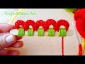 It&#39;s so Cute 🌺🌟 Superb Woolen Flower Making Trick using Ice Cream Stick - You will Love It