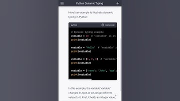dynamic typing in python | python interview questions