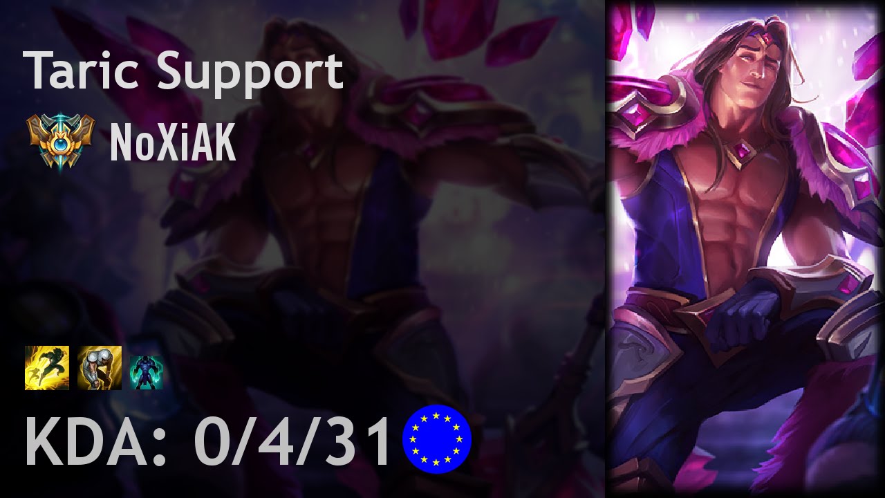 Taric Support vs Trundle - NoXiAK - EUW Challenger Patch 6.17