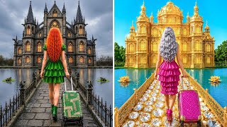 We Build Amazing House Rich Girl vs Poor Girl Challenge | Easy Decoration Tricks by Multi DO Girls