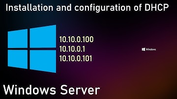 Installation and Configuration of DHCP on Windows Server