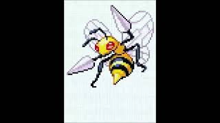 Beedrill 0015/1025 #challenge #pixelart #pokemon
