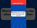 Can You Solve These Tricky English Riddle? 🤔 | Brain Teaser Challenge #shortsfeed