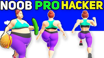 NOOB vs PRO vs HACKER in FAT 2 FIT Android, IOS Games All Levels