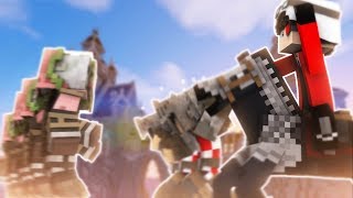 ОСАДА ЗАМКА В МАЙНКРАФТЕ! ДЕМАСТЕР ПРОТИВ 60 ЧЕЛОВЕК! Minecraft Castel Siege