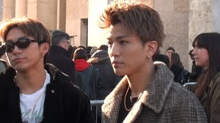 Fashion Week Paris Takanori Iwata 岩田 剛典 & Exile Naoto