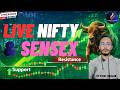 NIFTY  Live Trading Today | SENSEX | How To Trade Like A Pro | AOC Option Chain | April 22