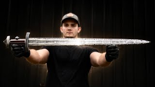 Making a Legendary Damascus Viking Sword: Fenrir