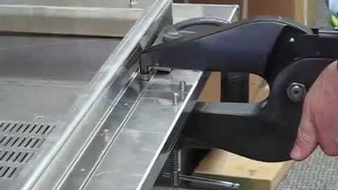 CP Chicago Pneumatic Compression Rivet Squeezer Application Demo by PneumaticToolsOnline