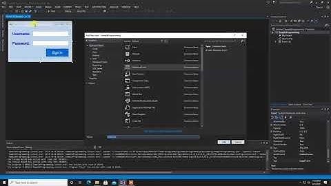 How to Start with Visual Studio 2013 | Log in Form
