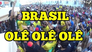 Brasil olê olê olê. Torcida do Brasil na Rússia