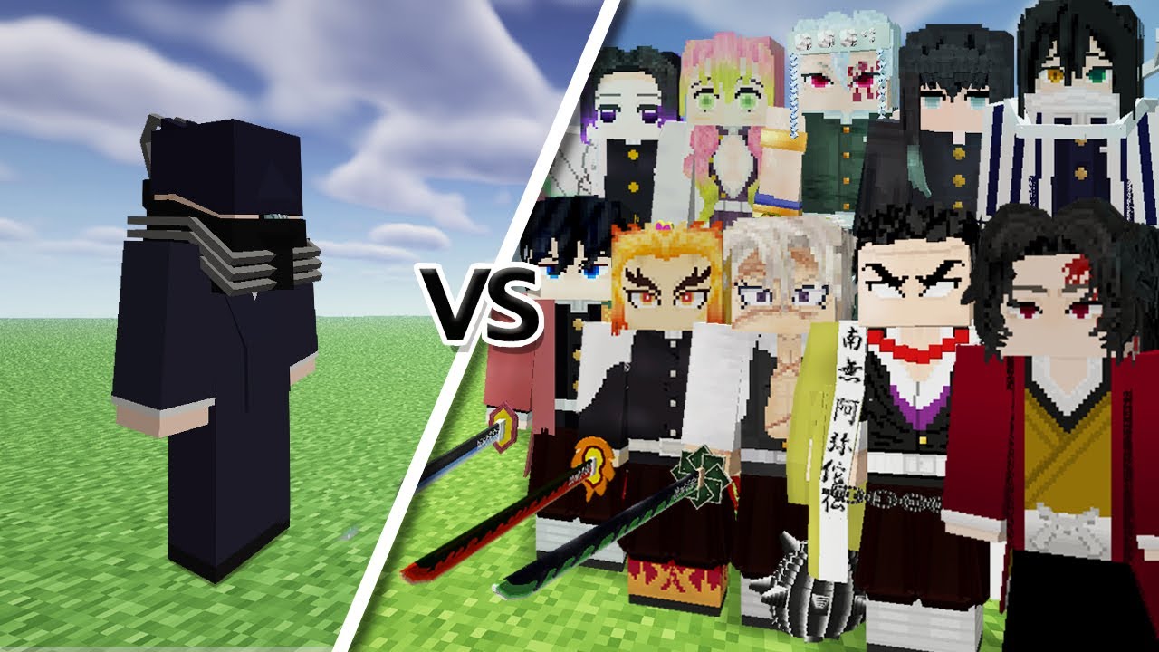 All for one VS hashira ,Yoriichi Minecraft YouTube
