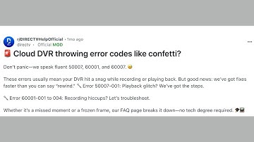 How To Fix DIRECTV Error Code 50007?
