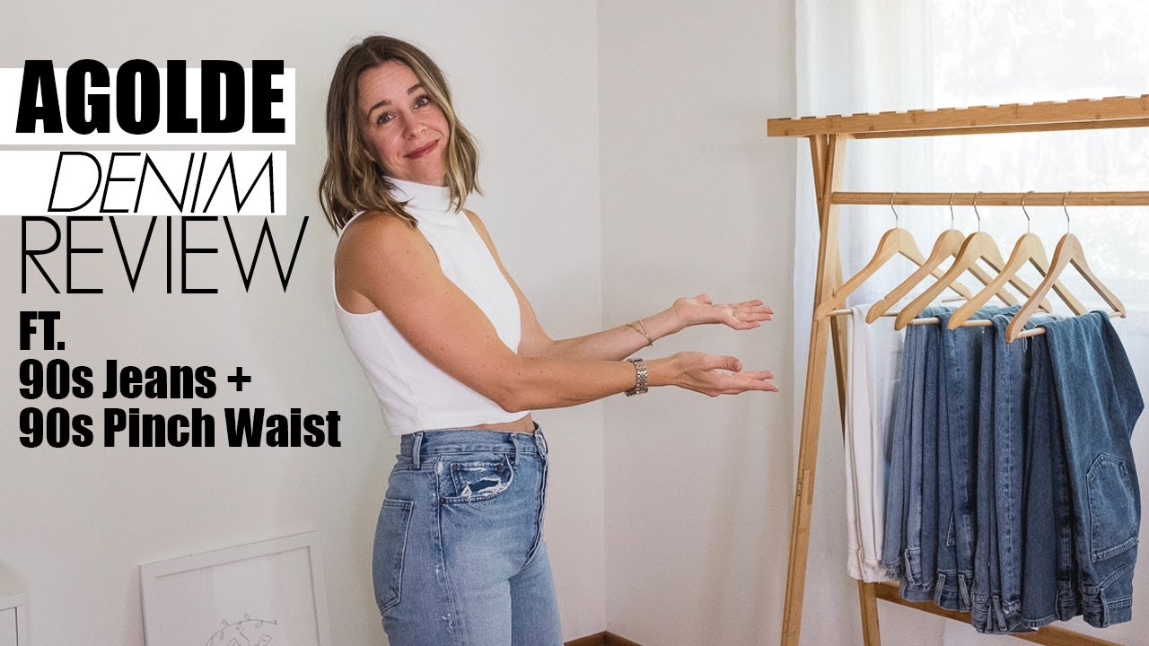 Agolde Denim Review: 90s Pinch Waist + 90s Jean - YouTube