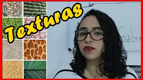 Como a textura é realizada em uma obra visual?