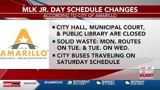 VIDEO: City of Amarillo announces MLK Day schedule