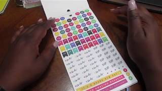 Mini Planner Basics Sticker Book Flip Through!